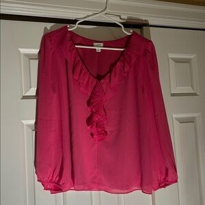 J. Crew Vibrant Pink Top